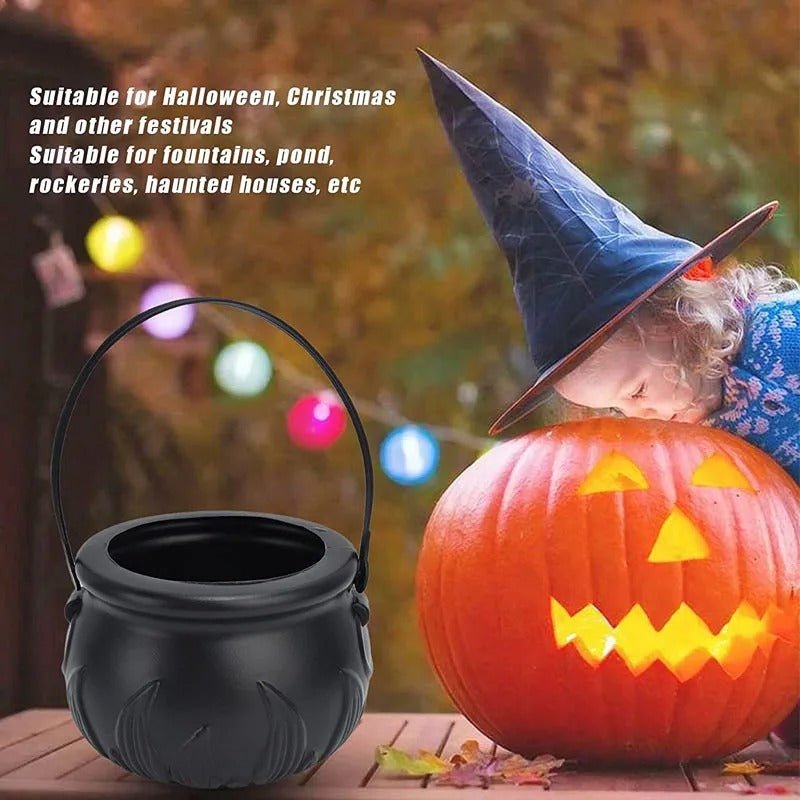 Heksenketel Nevellamp met 12 LED-kleuren Misteffect Decoratielamp Sfeerverlichting Halloween Spooky Feestlamp | Sansoti