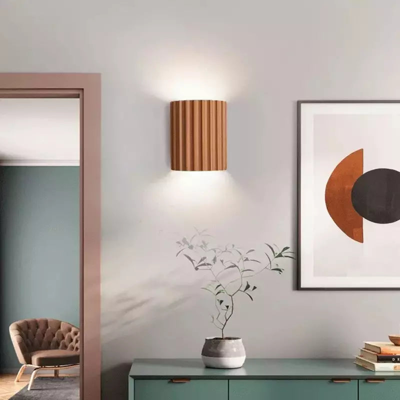 Macaron Wall Lamp Resin LED Ø33cm Colorful Interior Wall Lighting Ambient Lamp Design Lamp Modern | Sansoti