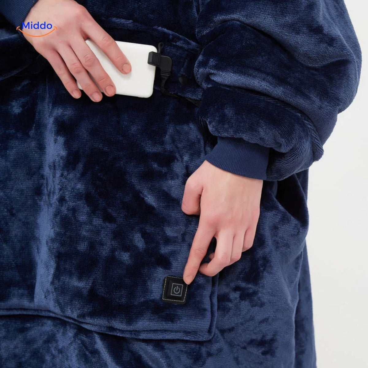 Verwarmde Trui Unisex 3-Zone USB Elektrisch Polyester Winter Comfort Thermisch Kledingstuk Outdoor Warmte | Sansoti