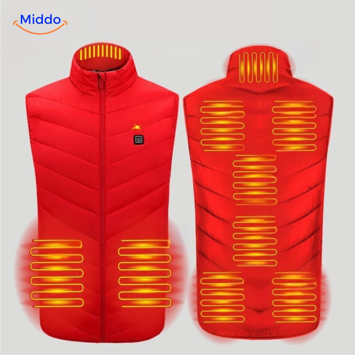 Verwarmbaar Bodywarmer Vest USB 3 Warmtestanden Heren Outdoorkleding Herfst Winter Wandelen Kamperen | Sansoti