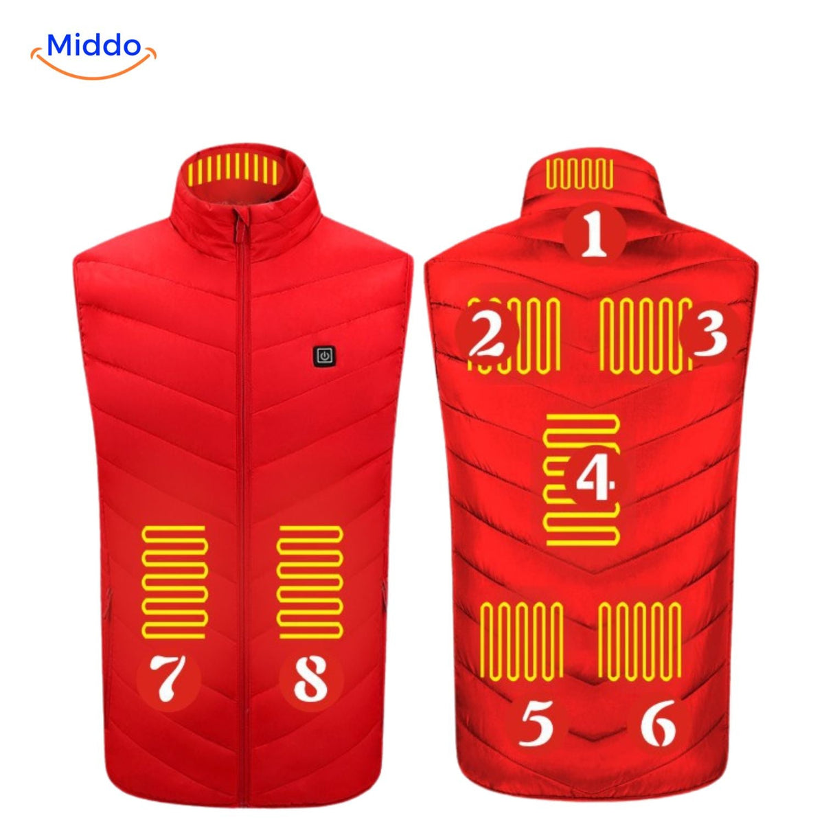 Verwarmbaar Bodywarmer Vest USB 3 Warmtestanden Heren Outdoorkleding Herfst Winter Wandelen Kamperen | Sansoti