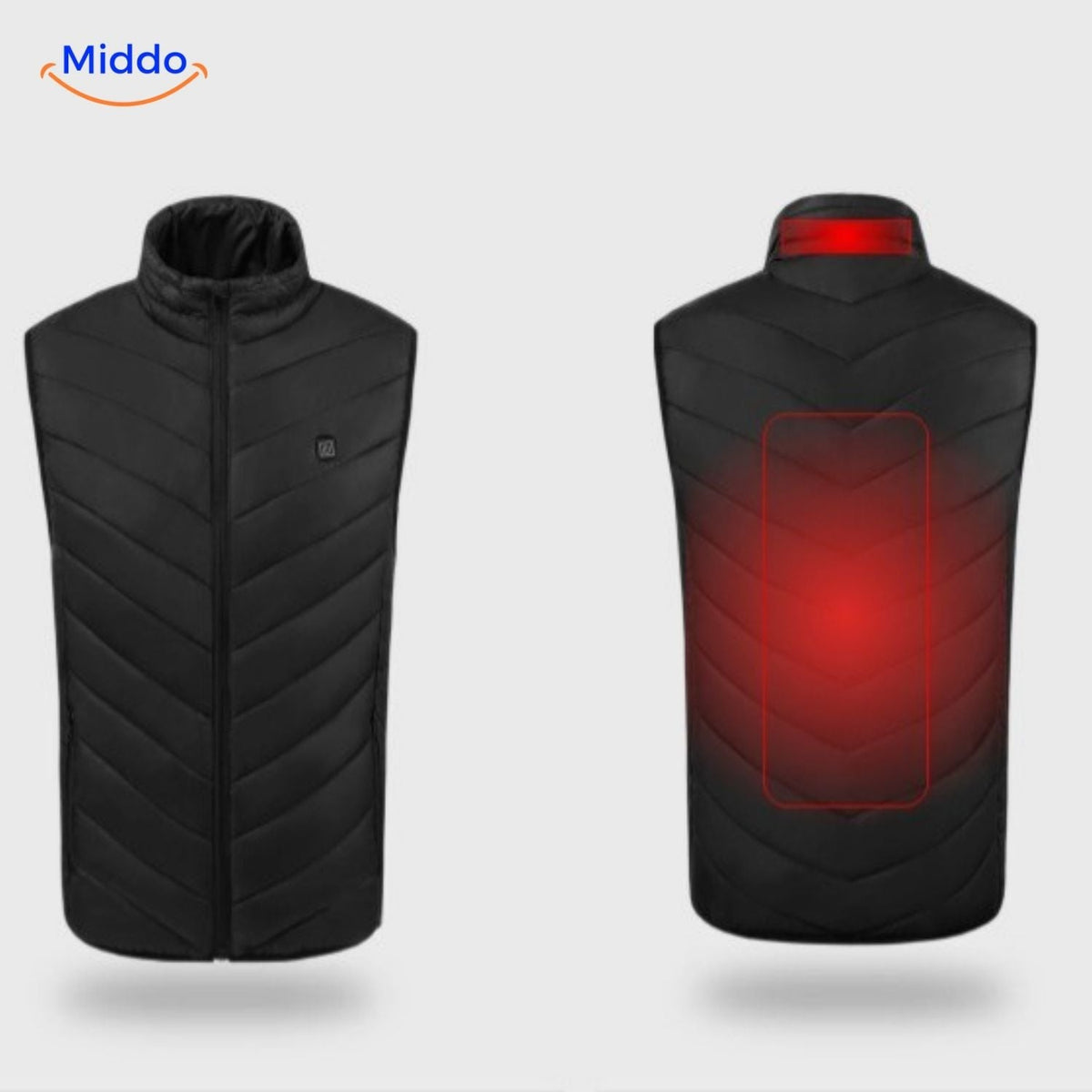 Verwarmbaar Bodywarmer Vest USB 3 Warmtestanden Heren Outdoorkleding Herfst Winter Wandelen Kamperen | Sansoti