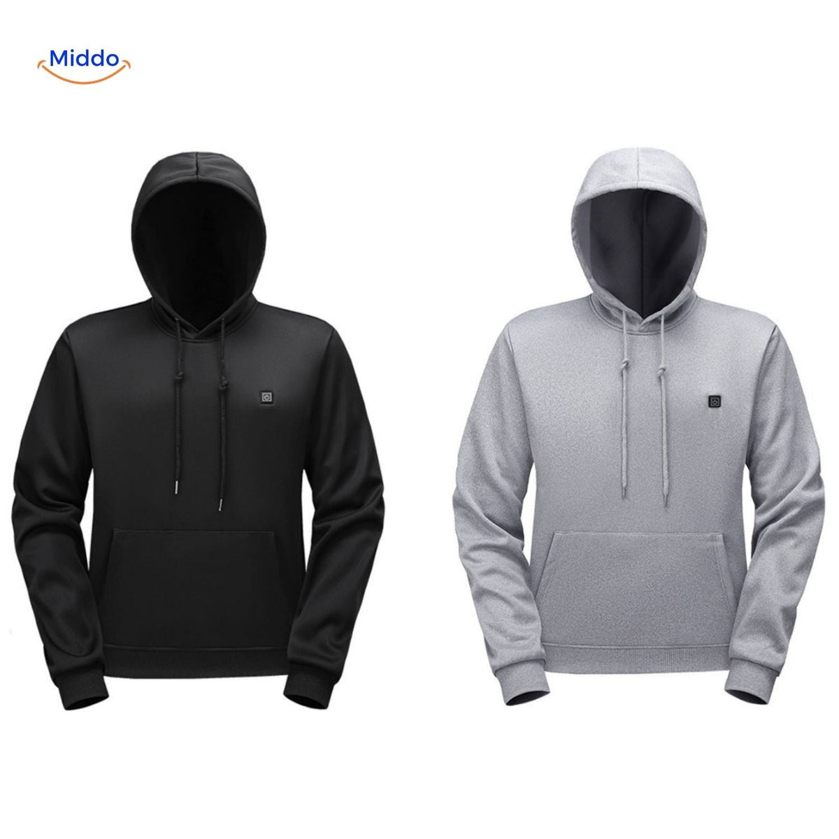 Heated Hoodie with USB Power Bank, 3 Heat Settings, Outdoor, Indoor, Elastic, Comfortable, Casual, Unisex Sweater | Sansoti