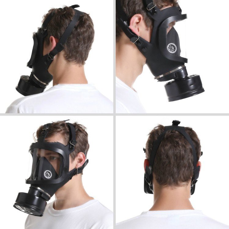 Taktische Multifilter-Schutzmaske mit integrierter Hydration und Audio-Durchführung | Sansoti
