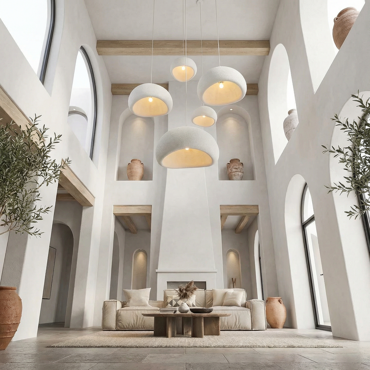 Minimalistisch Hanglampje Wabi Sabi Stijl Japanse Sfeerverlichting Eetkamer Woonkamer Hanglampen Scandinavische Verlichting Keukenlamp | Sansoti
