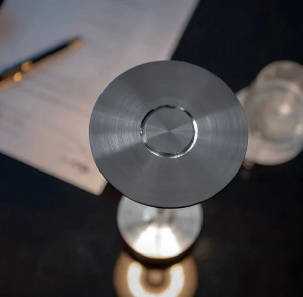 Lampe de table à intensité réglable, rechargeable et résistante à l’eau, en métal, avec commande tactile, sans fil, LED, éclairage d’ambiance | Sansoti
