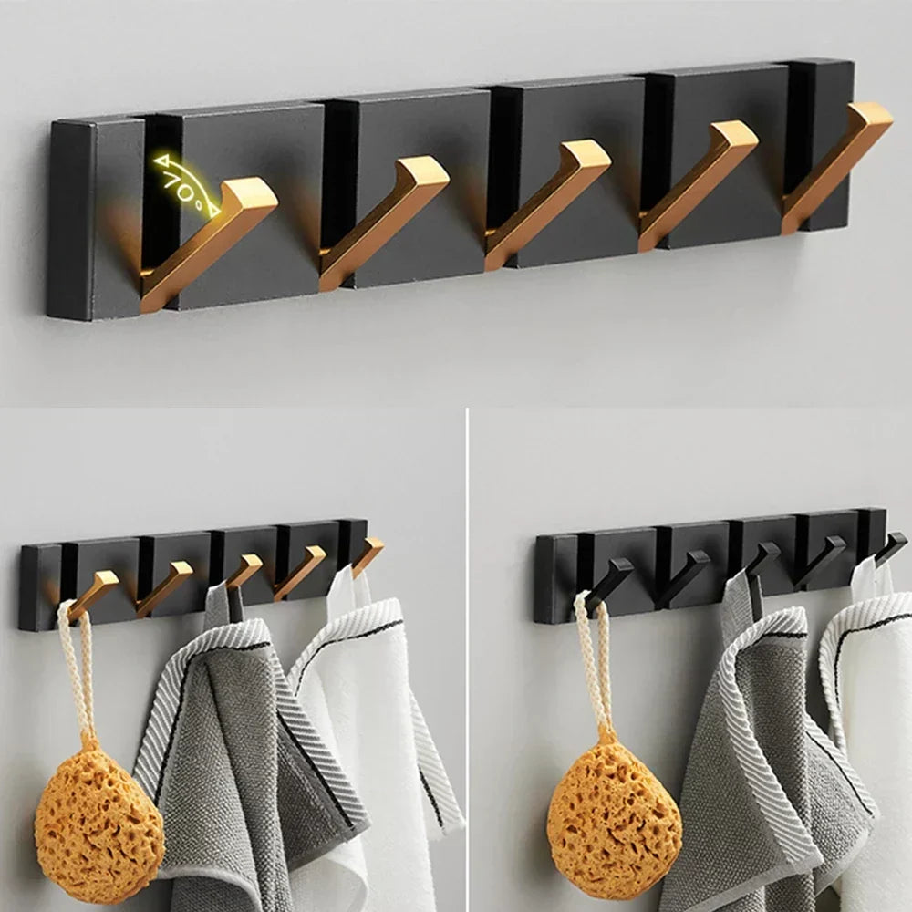 Foldable Stainless Steel Wall Hook – Space-Saving & Minimalist Design | Sansoti