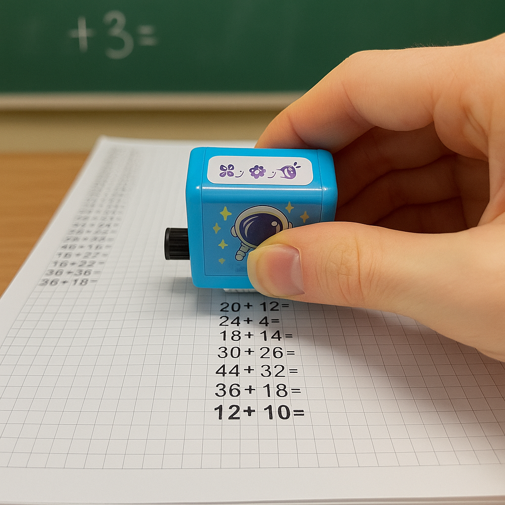 Math Game Dice with Operation Symbols — Educational Game for Children | Sansoti