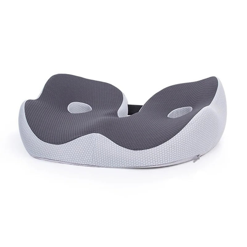 Ergonomic Memory Foam Seat Cushion Pressure Relief Back Support Office Car Chair Orthopedic Comfort Office | Sansoti