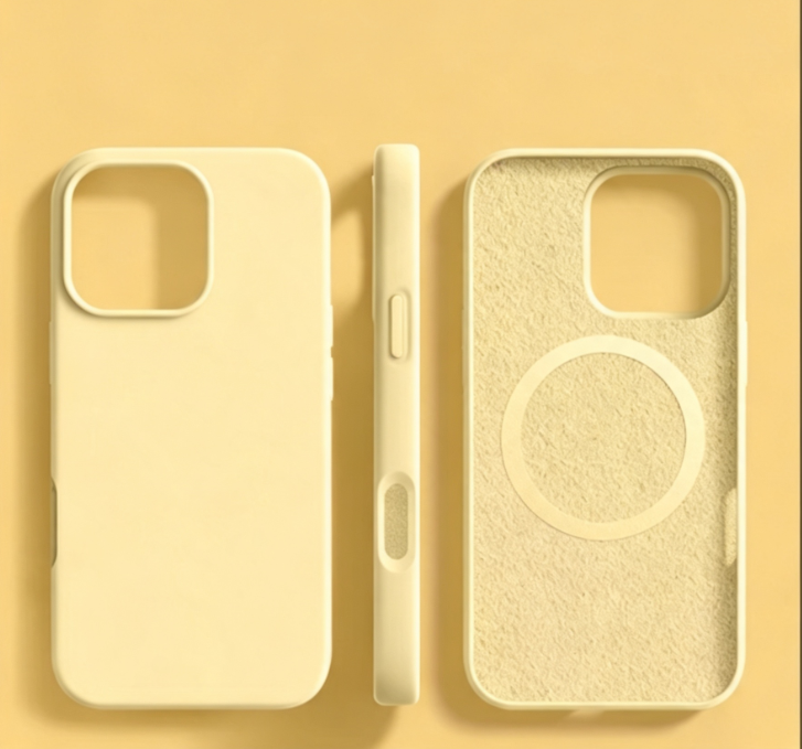 Silicone Phone Case with Magnetic Technology - Microfiber Lining - Slim Smartphone Protection | Sansoti