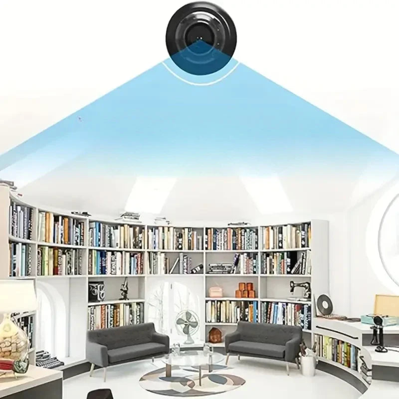 Compact HD Security Camera 1080P – Hidden Monitoring for Home and Office with Night Vision | Sansoti