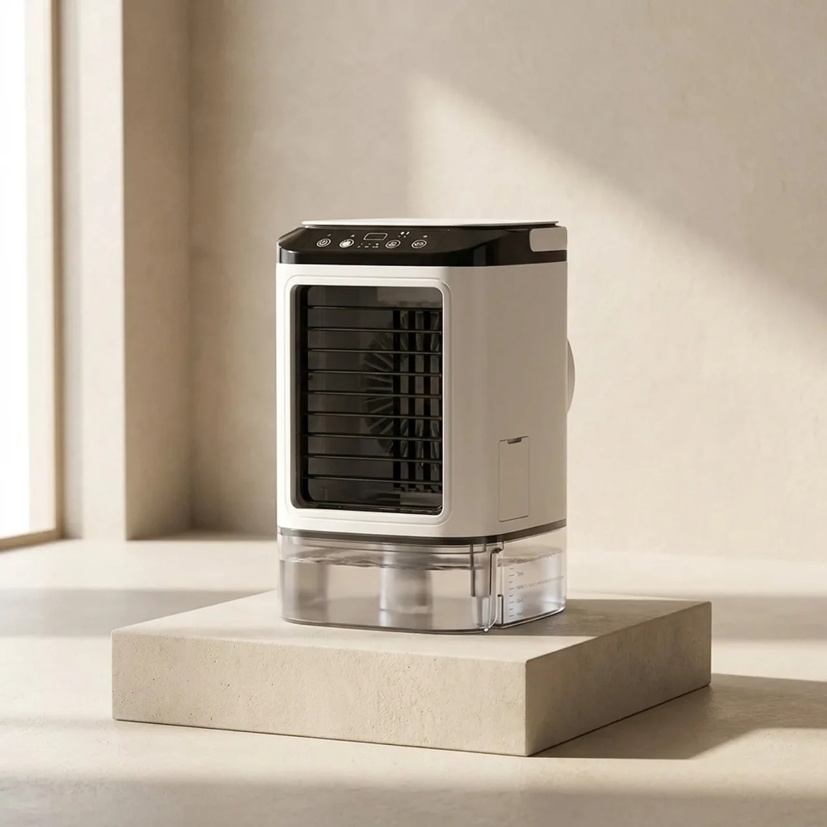 Portable Air Cooler with Ultrasonic Mist and LED Night Light 900ml | Sansoti