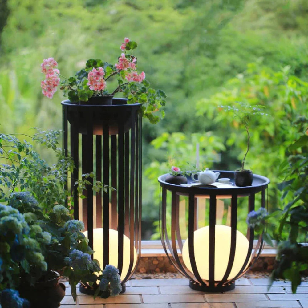 Solar Blumenständer Lampe Gartenbeleuchtung LED Solarenergie dekorative Wegbeleuchtung | Sansoti