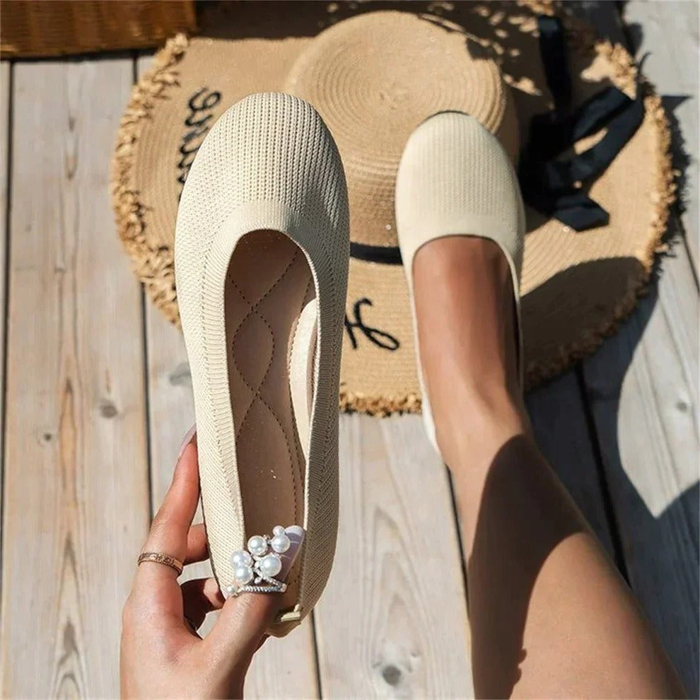 Chaussures orthopédiques à enfiler pour femmes, en mousse à mémoire de forme, antidérapantes et confortables, pour marcher au quotidien, avec soutien de la voûte plantaire | Sansoti