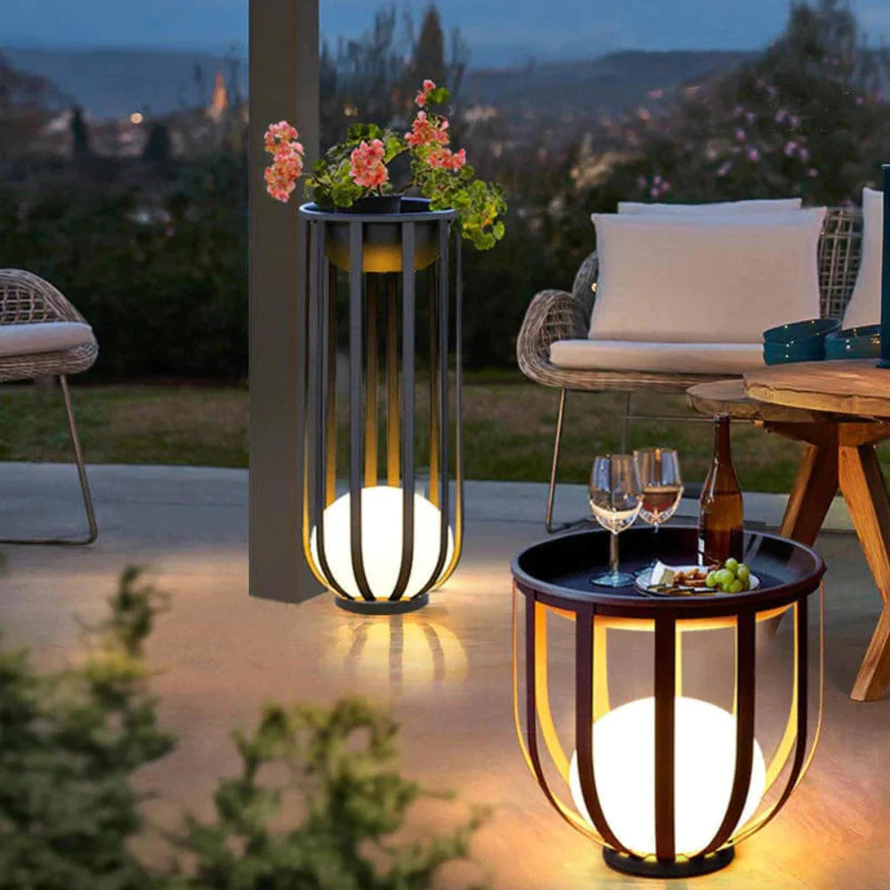 Solar Blumenständer Lampe Gartenbeleuchtung LED Solarenergie dekorative Wegbeleuchtung | Sansoti