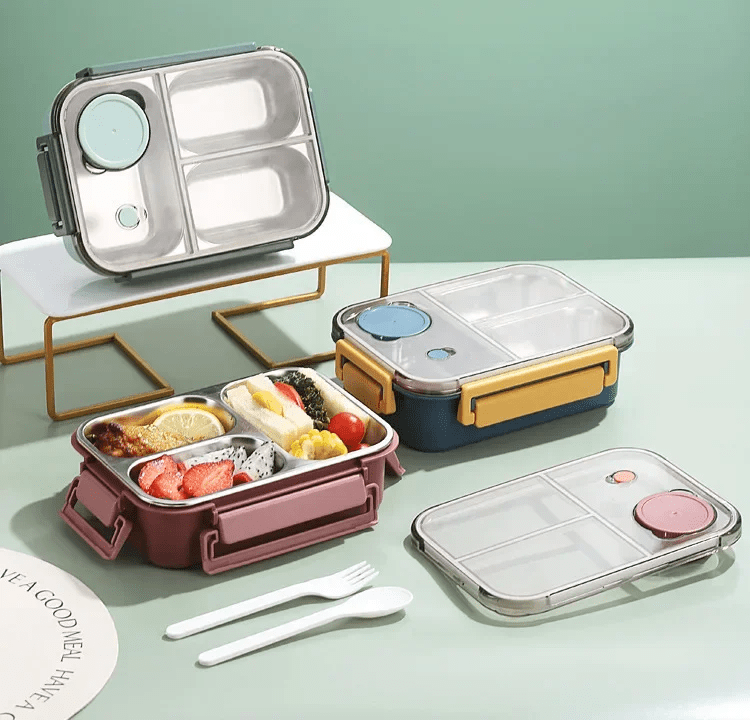 Thermal Lunch Box 500ml Double-Walled Leakproof Stainless Steel Food Container for Work, School, and On the Go | Sansoti