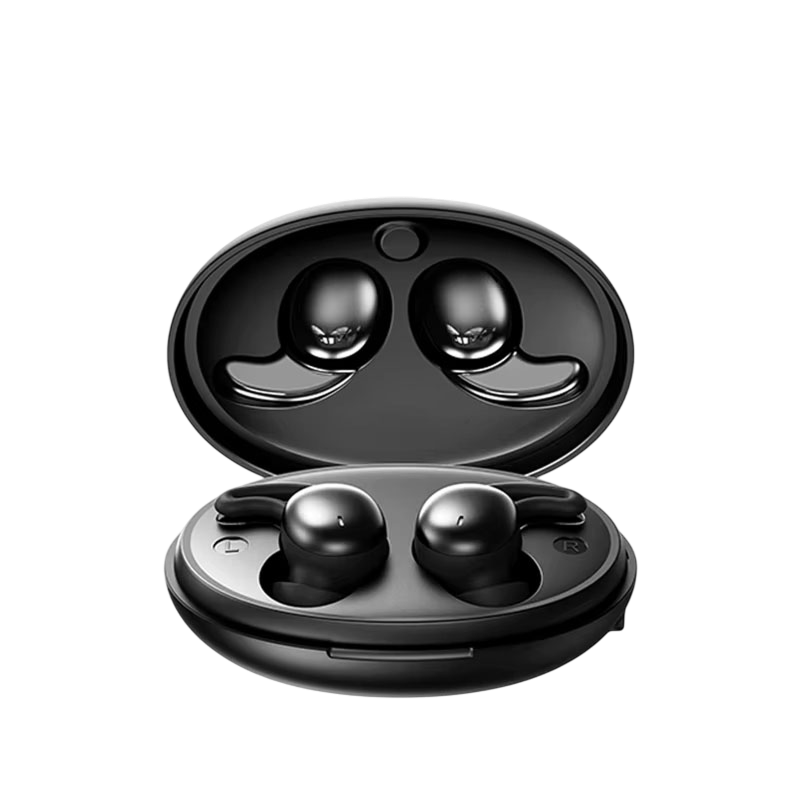 Wireless Sleep Earbuds Silicone Bluetooth Noise Reduction Comfortable for Side Sleepers White Purple Black | Sansoti