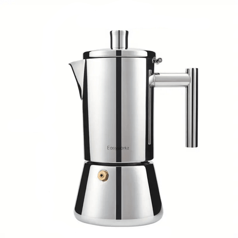 Cafetière à espresso en acier inoxydable 200 ml-500 ml Induction Gaz Électrique Cafetière moka italienne Percolateur à café | Sansoti