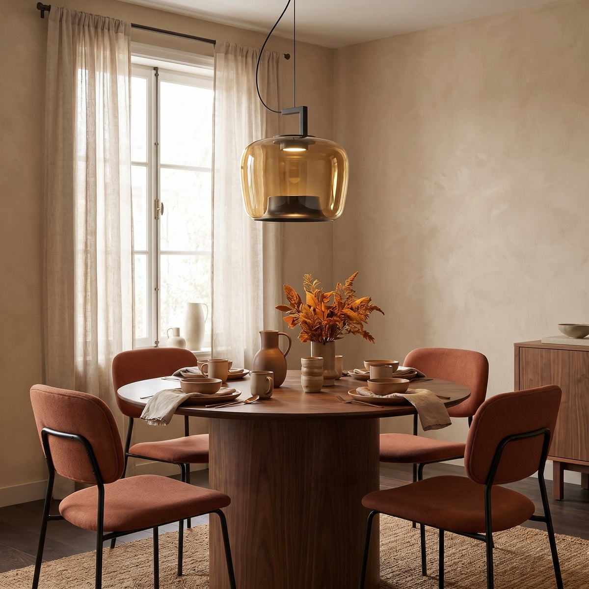 Hängeleuchte aus Glas, E27, Eisen, modernes Design, warmweißes Licht, für Küche und Esszimmer, verstellbar, stimmungsvolle Beleuchtung, skandinavischer Stil | Sansoti