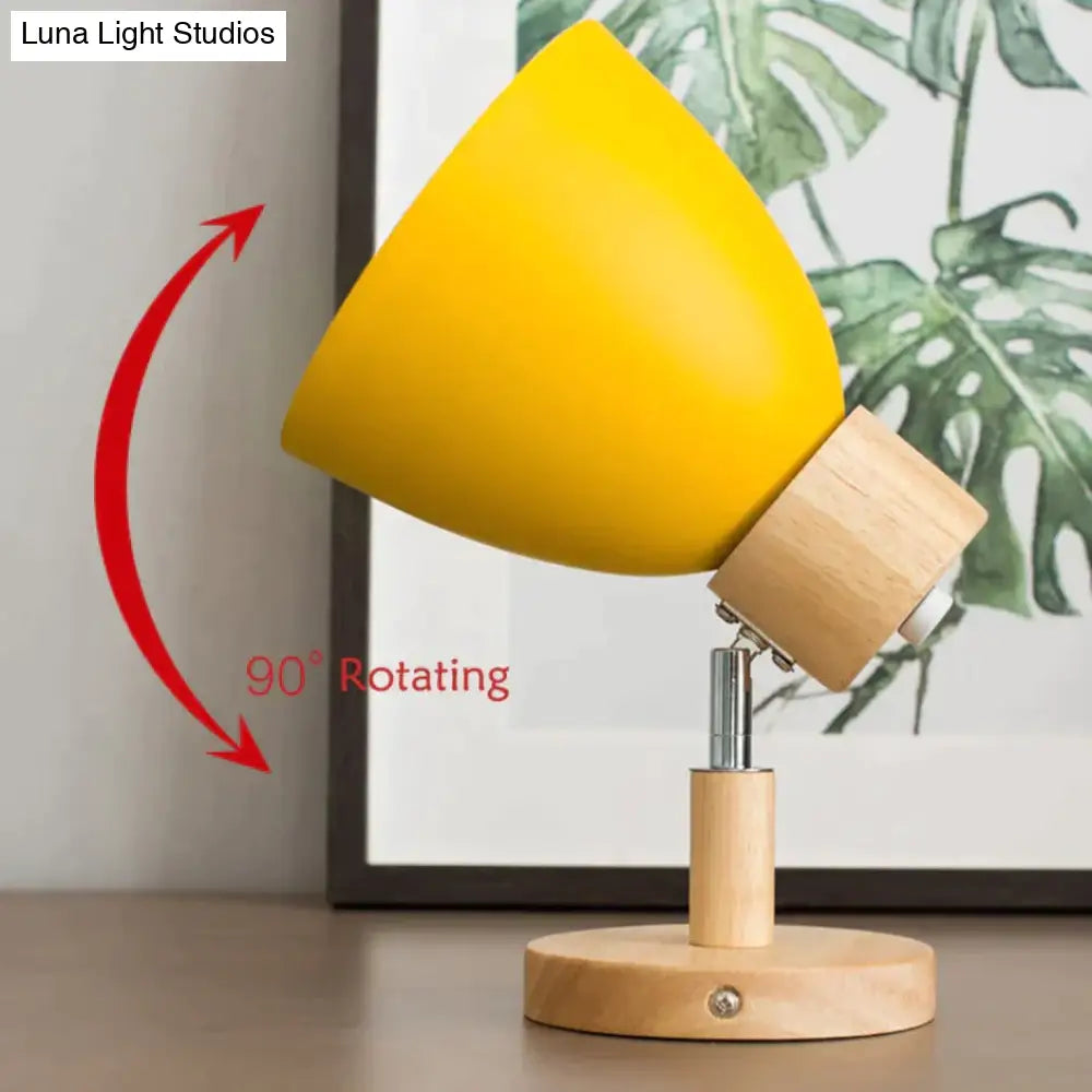 Wooden Wall Reading Light E27 Socket Scandinavian Design Ambient Reading Light Bedside Lamp Living Room Bedroom | Sansoti