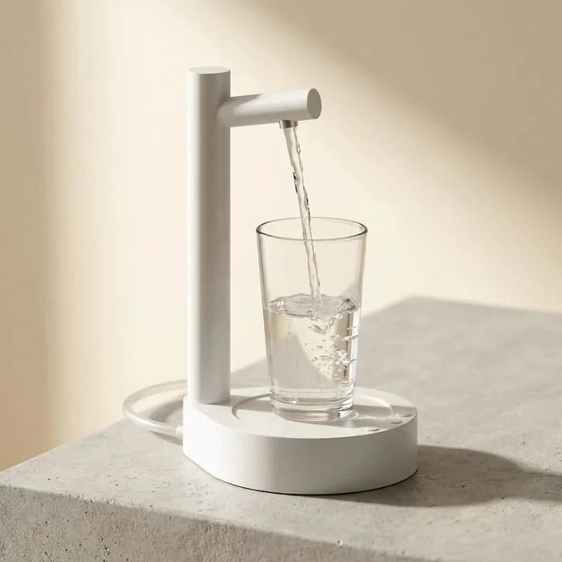 Electric Water Dispenser for Desk with 6 Speeds, Rechargeable, Cordless, Quiet Water Pump for Home or Office | Sansoti