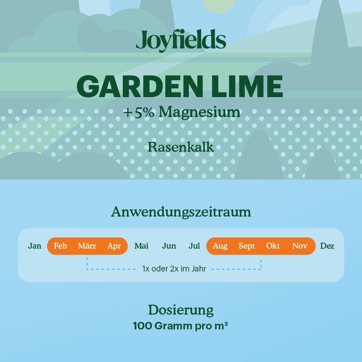 Joyfields Garden Lime - Rasenkalk [de]