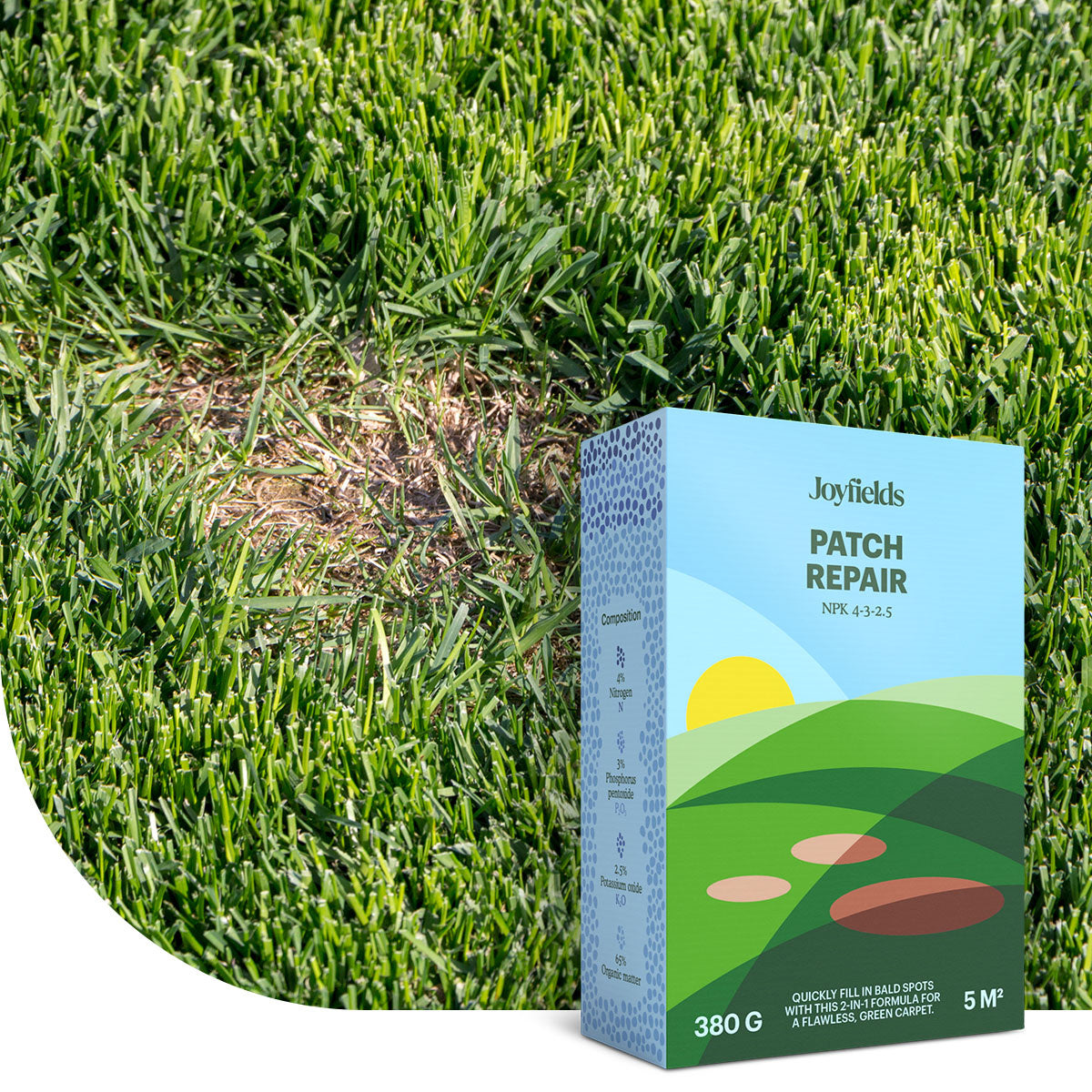 Joyfields Patch Repair | Kale plekken - Graszaad + Meststof