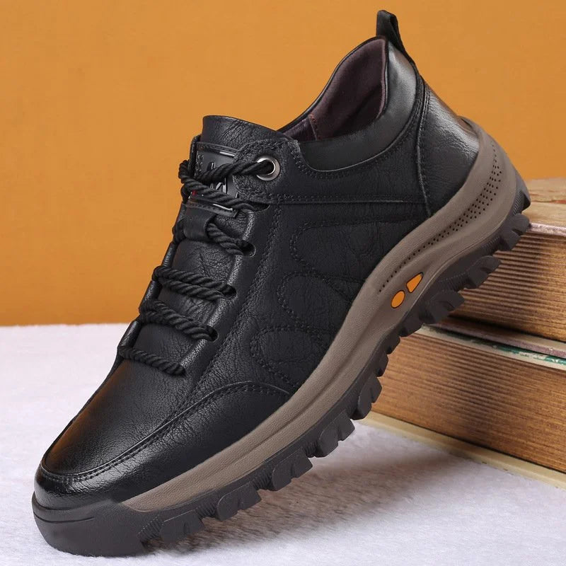 Handgefertigte Herrenschuhe aus Leder Bequem Casual Schwarz Braun | Sansoti