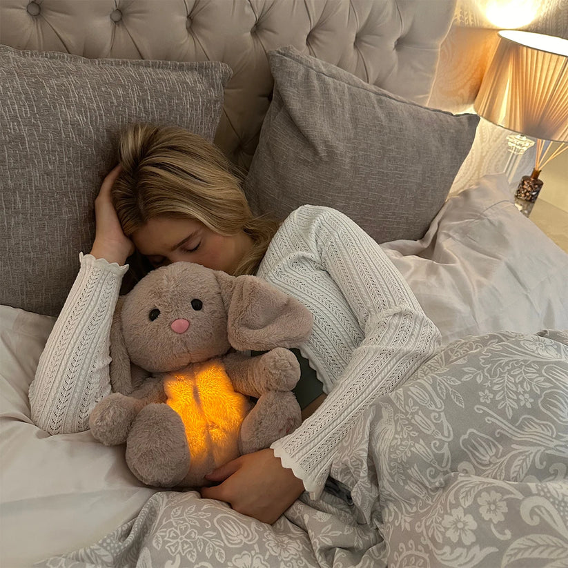Breathable Plush with Soft Light and Soothing Movement for Children | Sansoti