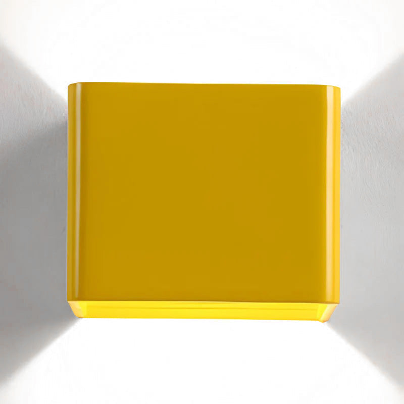 Cubbon Wandlamp LED Aluminium Acryl Zwart/Wit Wandverlichting Binnen Modern Up Down Designlamp Slaapkamer Hal | Sansoti