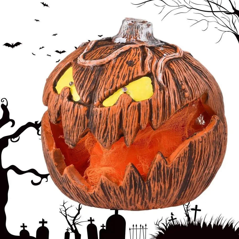 Halloween Pumpkin Lantern LED – Talking Jack-O'-Lantern with Moving Mouth for Indoor and Outdoor Decoration | Sansoti