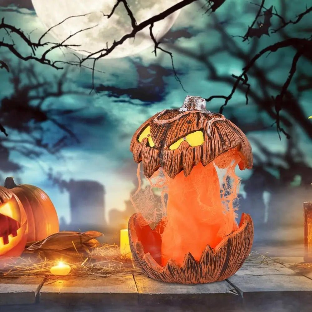 Halloween Pumpkin Lantern LED – Talking Jack-O'-Lantern with Moving Mouth for Indoor and Outdoor Decoration | Sansoti
