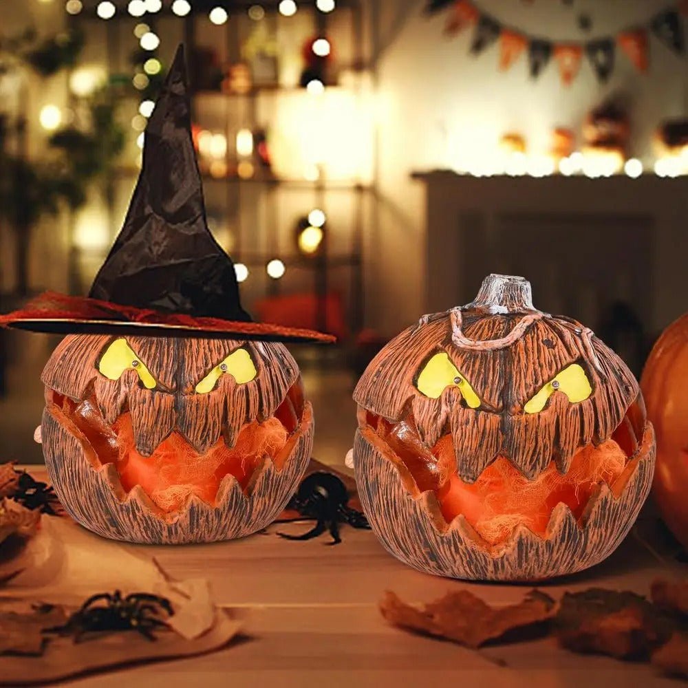 Halloween Pumpkin Lantern LED – Talking Jack-O'-Lantern with Moving Mouth for Indoor and Outdoor Decoration | Sansoti