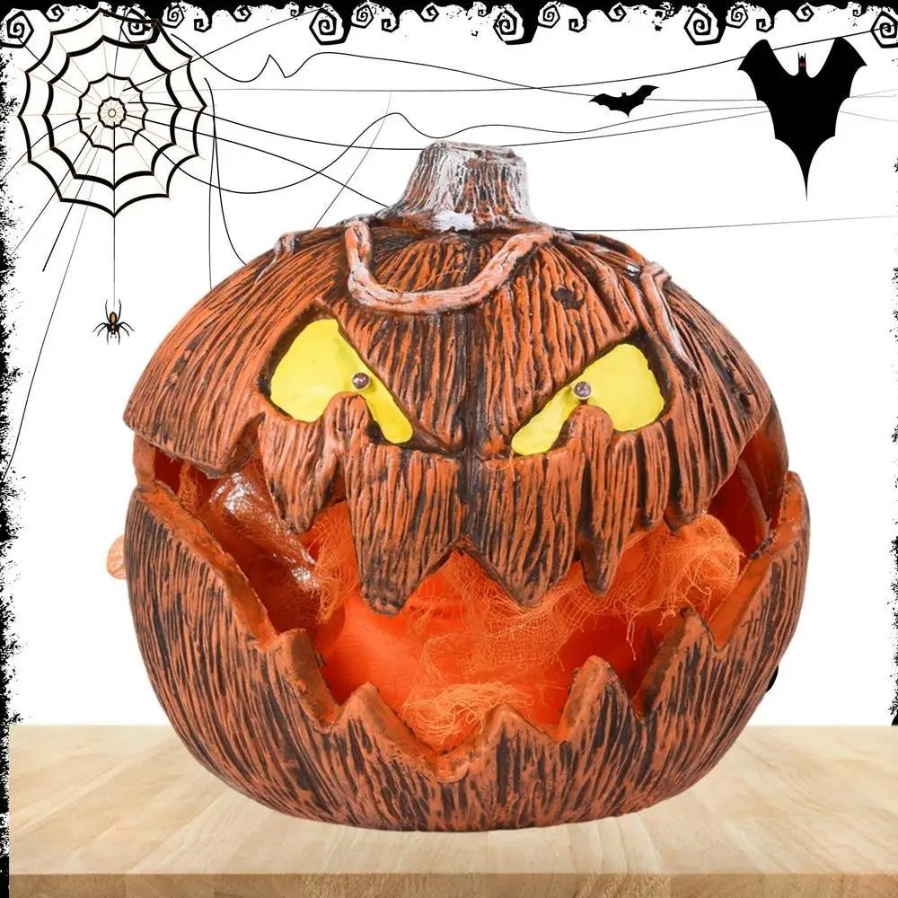 Halloween Pumpkin Lantern LED – Talking Jack-O'-Lantern with Moving Mouth for Indoor and Outdoor Decoration | Sansoti