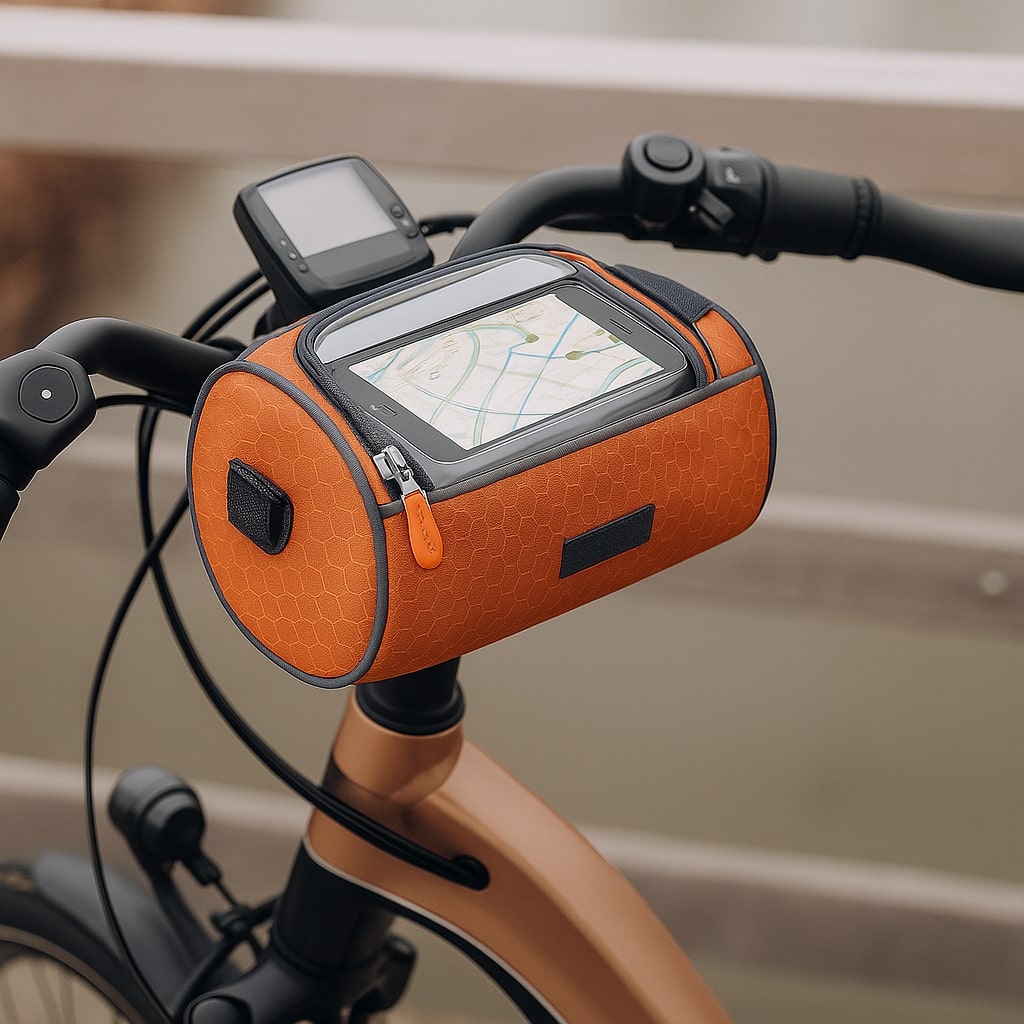 Stuurtas Fiets met Telefoonhouder en Touchscreen | Waterdicht Opbergvak voor Navigatie Smartphone Sleutels | Sansoti