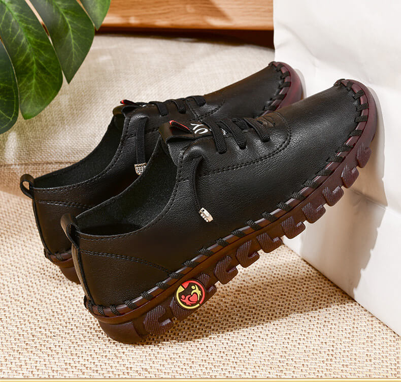 Comfortabele Platte Dames Loafer met Voetboogsteun en Orthopedische Zool | Sansoti
