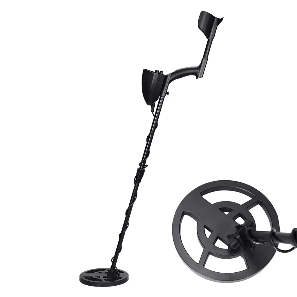 Professional Metal Detector Water-Resistant 180mm Detection Depth Adjustable for Garden Beach Treasure Hunting | Sansoti