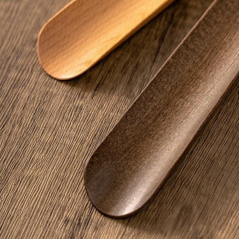 Long Shoe Horn Ergonomic Handle Non-slip Metal Shoe Putting Back | Sansoti