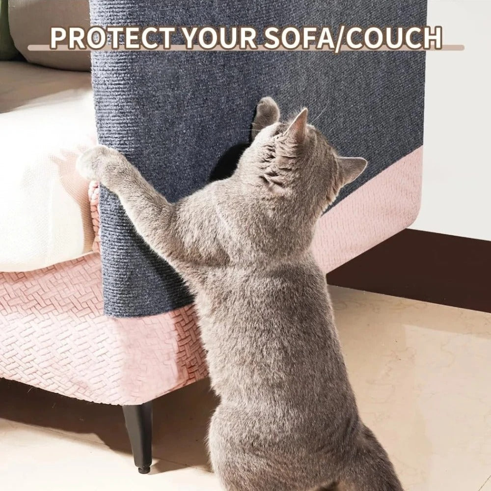 Protection de meubles pour chats réglable en textile, gris, beige, marron, bleu, noir, crème, panneaux en tissu | Sansoti