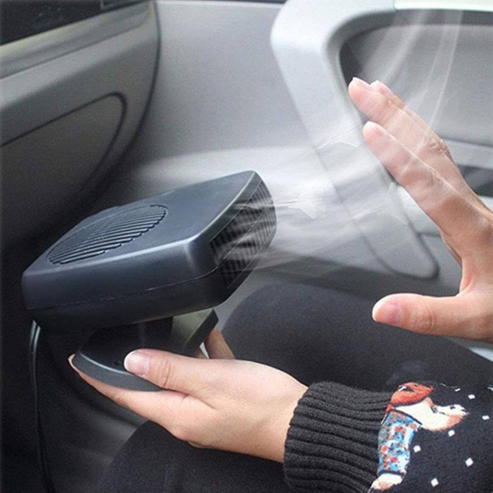 Ceramic Car Heater 12V 300W, Portable Fan, Fast Windshield Defrosting, Winter Driving Heater | Sansoti
