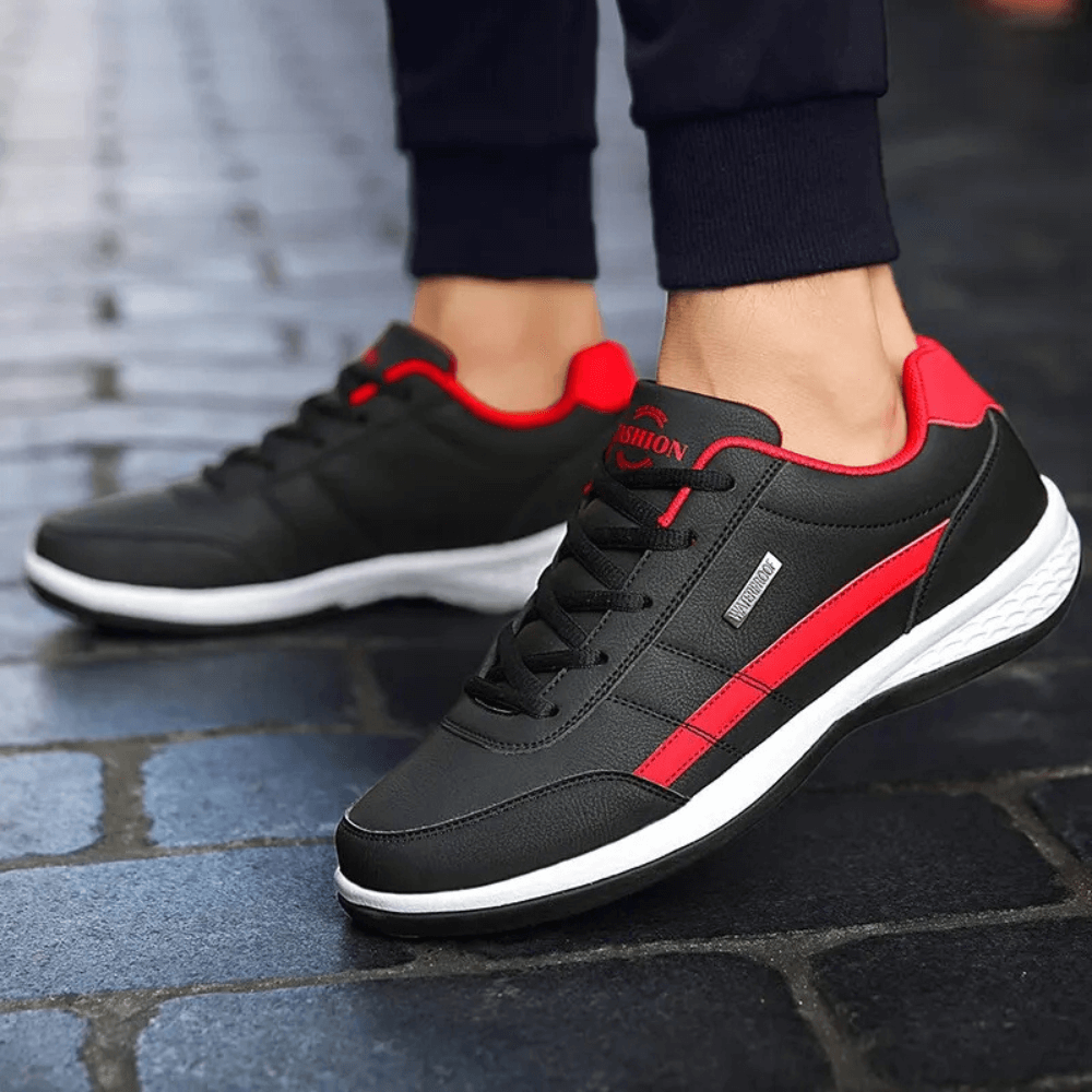 Orthopedische Herenschoenen Ergonomisch Voetbed Blauw Zwart Wit Dagelijks Draagcomfort Loopschoenen Casual | Sansoti