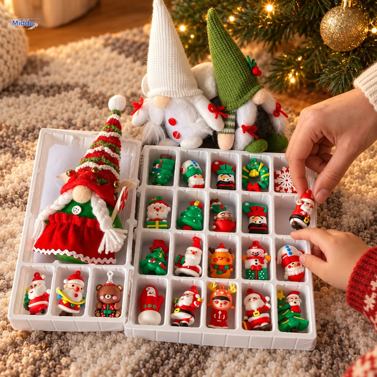 Aftelkalender Kabouter Halloween Kerst 24 31 Dagen Pluche Gnome Countdown Decoratie Feestdagen Cadeau | Sansoti