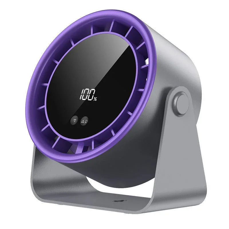 Compact Table Fan with 100 Speeds and LED Display for Desk Home Office and Bedroom Cooling | Sansoti