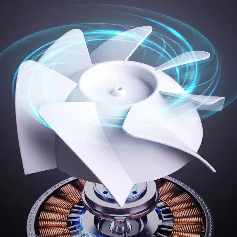 Compact Table Fan with 100 Speeds and LED Display for Desk Home Office and Bedroom Cooling | Sansoti