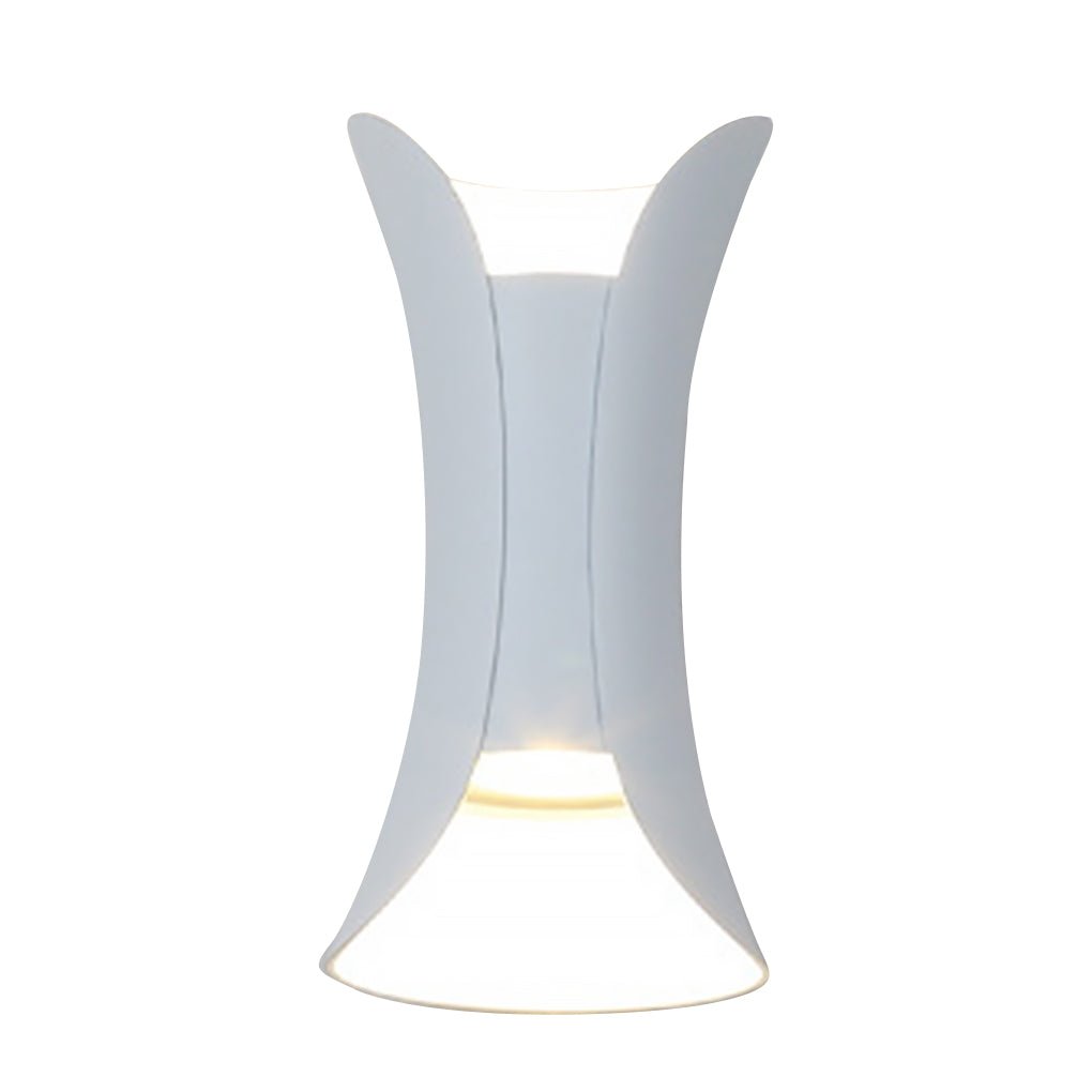 Moderne Up-Down-Außen-Wandlampe mit IP54-Schutz und Aluminiumgehäuse | Sansoti