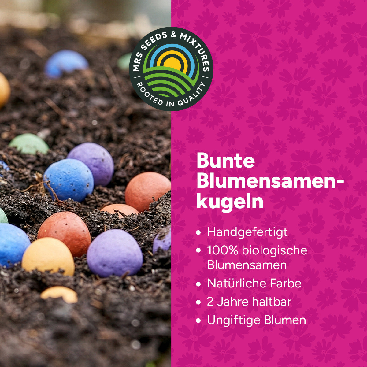 MRS Seeds & Mixtures Flower Bombs - Samenbomben mix - Herzlichen Glückwunsch! [de]