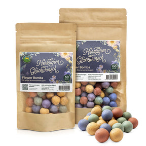 MRS Seeds & Mixtures Flower Bombs - Samenbomben mix - Herzlichen Glückwunsch! [de]
