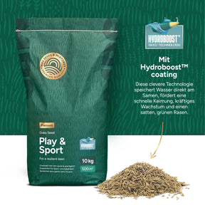MRS Seeds & Mixtures Play & Sport Premium - Rasensaat für einen Spielrasen 10 kg [de]
