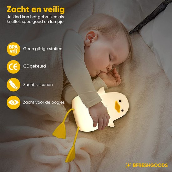 Sleep Friend Night Light for Children – Soft and Soothing Light Against Fear of the Dark