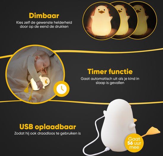 Sleep Friend Night Light for Children – Soft and Soothing Light Against Fear of the Dark